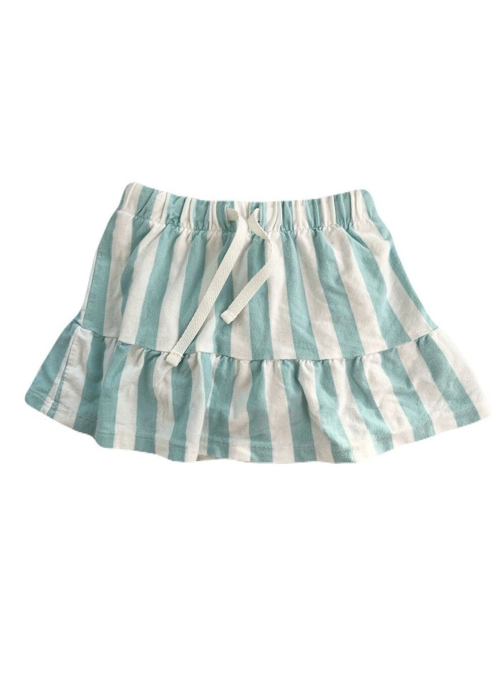 🩵 4/$20 Carter's Green and Blue Bubble Skort with Tie Front‎